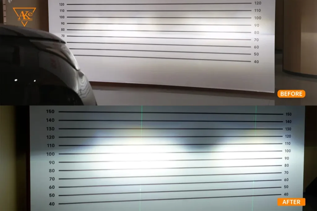 Toyota Crown Kluger Headlight Retrofit Guide: Matrix Projector or 3-Inch Projector? 4 Toyota Crown Kluger Headlight Retrofit-high beam