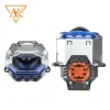 AKE 4-Laser Super Bright 3 Inch 6500K Blue Diamond Bi LED Projector with DRL Function 1 Front view of the 3-inch Blue Diamond Bi LED Projector with DRL Function, designed for direct OEM replacement and easy installation.
